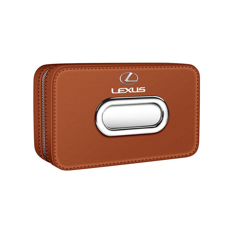 WRSP5 Lexus F SPORT ES UX 300e GS GX IS LBX NX RX High-Capacity Car Interior Tissue Box Kleenex Storage Bag Accessories