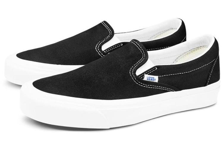 Men's Sneakers Vans Vault OG Classic Slip-On LX Canvas Black White Canvas/Black/True White