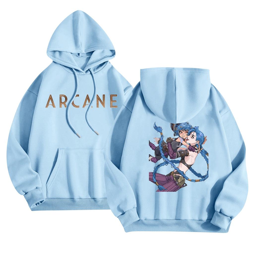 Женская мода O-образный вырез с длинным рукавом и принтом, толстовка с капюшоном