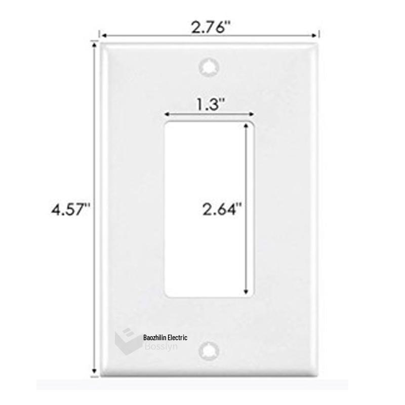 UL Certified US Standard Dual Wall Socket with Panel