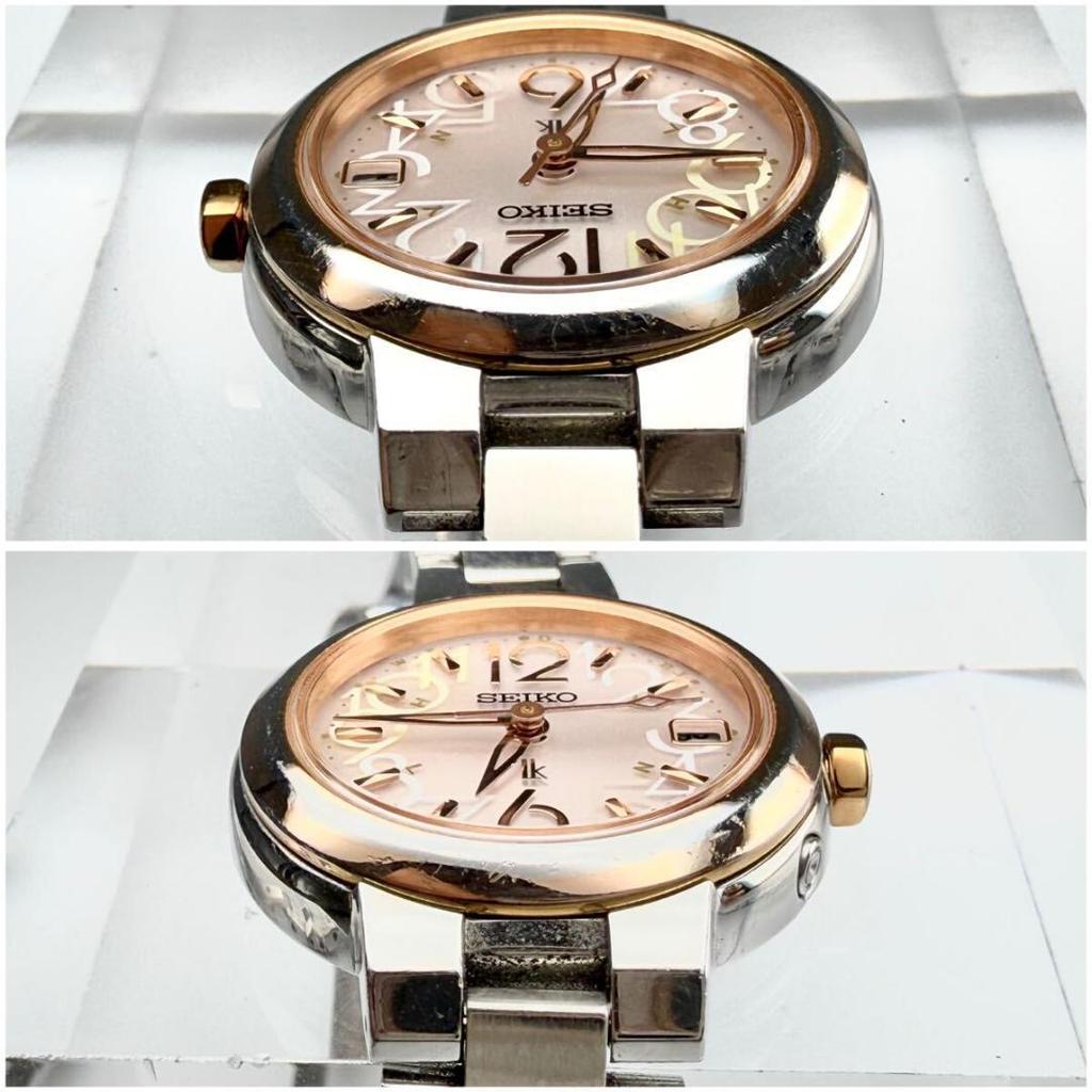 [USED] Seiko Lukia Radio-Controlled Solar Watch 1B22-0AK0 with Arabic Characters