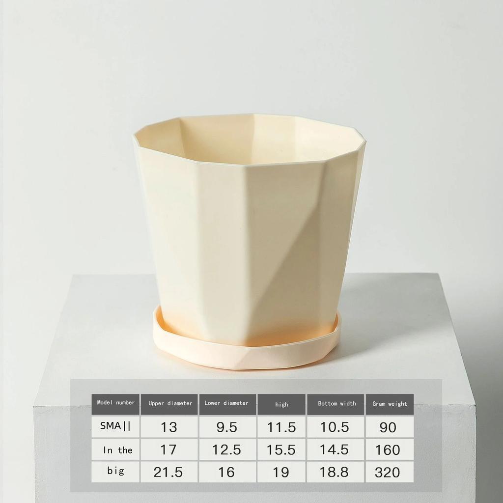 Пластиковые цветочные горшки для помещений и улицы, цветочные горшки большого диаметра, суккулентные растения, зеленые растения