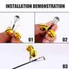 5/10Pcs High Sensitivity Clip-On Fishing Rod Bell Fishing Rod Alert  Sea Fishing