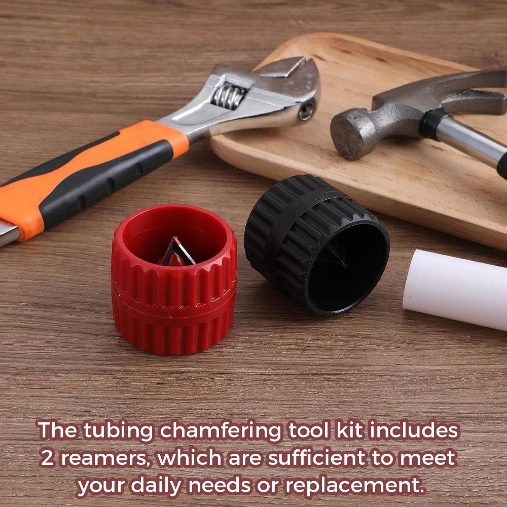 Easy edge trimming Chamfer Tool Smooth rotation Burrs Remover Deburring Tools  Copper Tubes