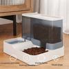 Wet and Dry Separation Pet Automatic Feeder Pet Food Storage Container Pet Accessories
