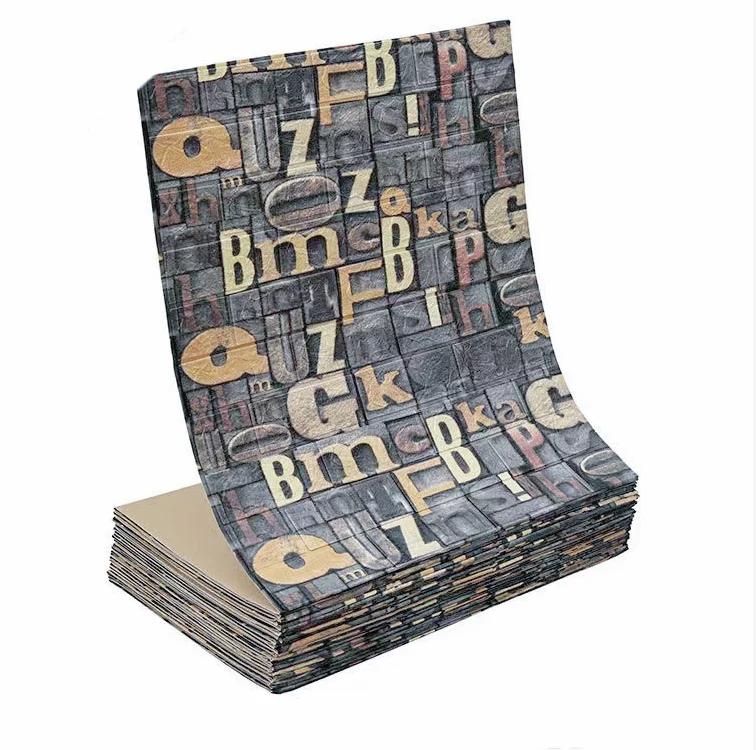 70смx1/5/10м 3D Обои Декорация Самоклеящиеся Антикварные Обои из Пенопласта Кирпич Гостиная Спальня Водонепроницаемая 3d Наклейка на Стену