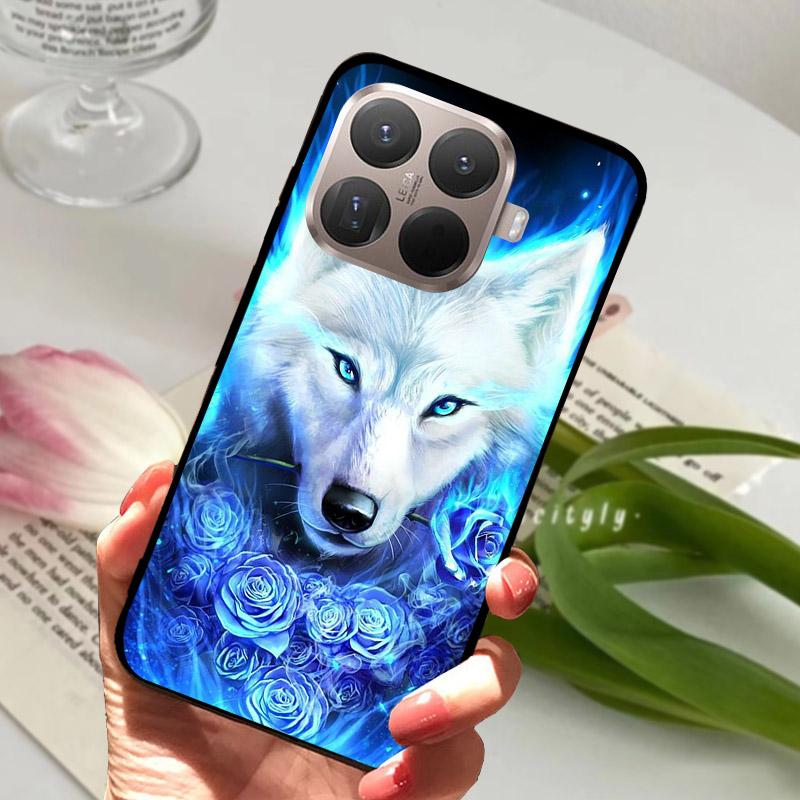 Для Xiaomi 15T Pro 15TPro Чехол Модный Лев Животные Fundas Мягкий Силикон ТПУ Чехлы Для Телефона Для Xiaomi 15 T Pro Ударопрочный Чехол