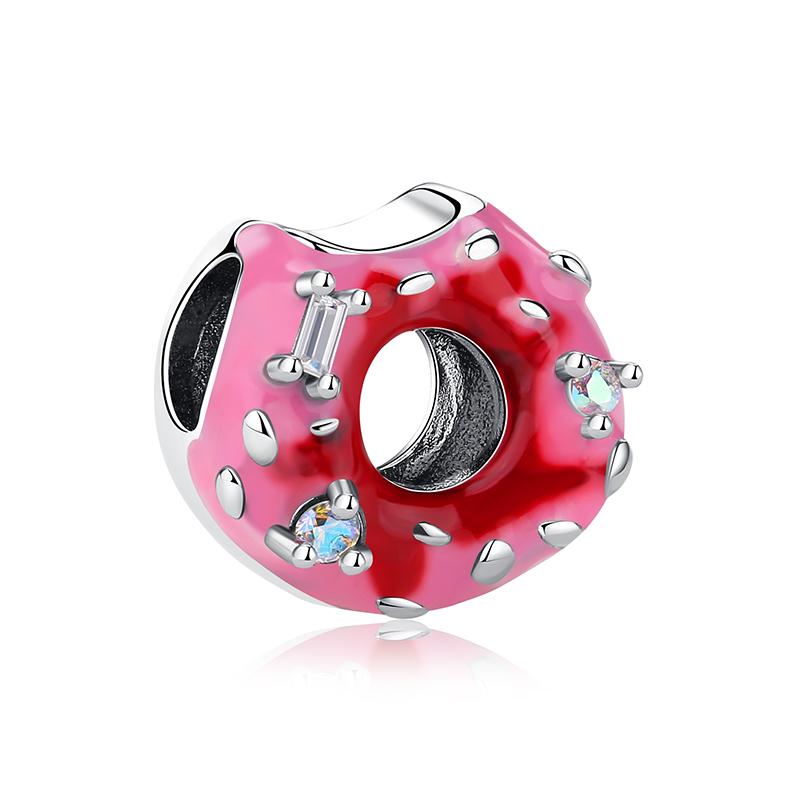 Оригинальные шармы из стерлингового серебра 925 пробы, медные шармы, подвески в виде сердечек любви, бусины, подходят для браслетов, ожерелий, женские, с цирконом, подарок на День святого Валентина