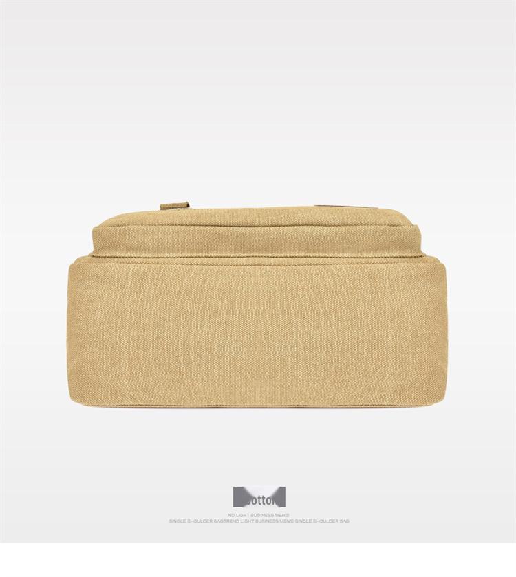 Дышащая износостойкая сумка-мессенджер из парусины — компактная и повседневная