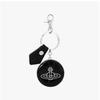 VivieNNe Westwood Кожа крокодила Тонкая линия Круглый брелок 8203011hw L0098 N