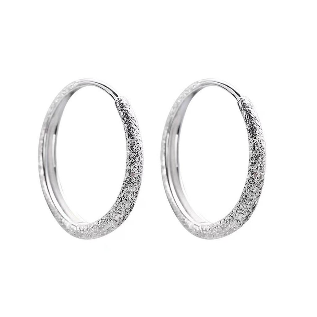 Серьги-кольца из стерлингового серебра 925 пробы с пирсингом для женщин и девочек, свадебные украшения для вечеринок