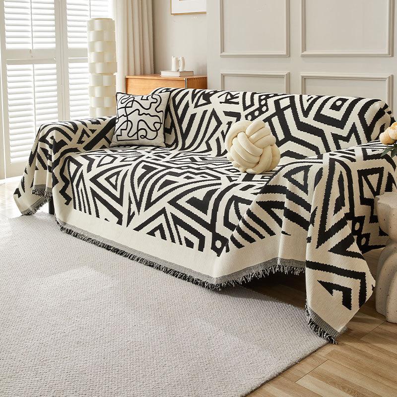 Внешняя торговля 2025 новое богемное покрывало на диван с полной защитой, универсальный чехол на диван из шенилла, диванная подушка на все сезоны