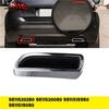 For 308S 15-20 Exhaust Tail Pipe Cover Trim Chrome Decorative Frame Throat Car Parts