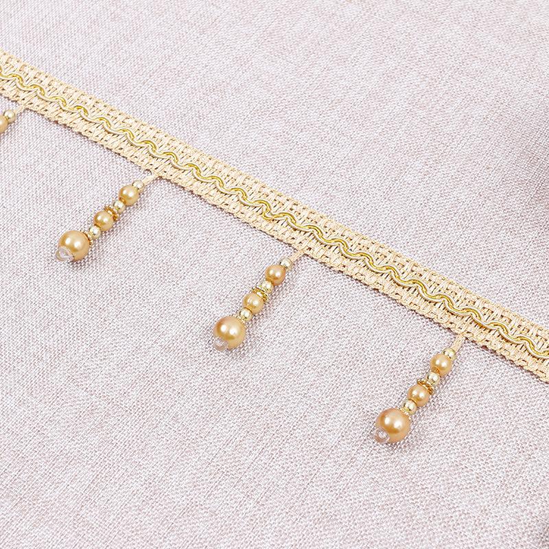 11 метров искусственный жемчуг кисточка кружевная отделка занавес швейный аксессуар обивка штор бисер отделка бахрома DIY домашний декор