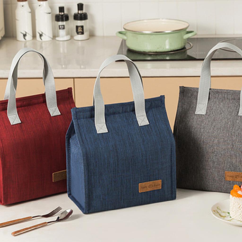 Изолированная сумка для обеда Изоляционная упаковка Bento Алюминиевая фольга Мешок для риса Пакет для еды Пакет со льдом Студенческая сумка Bento для обеда Изоляция