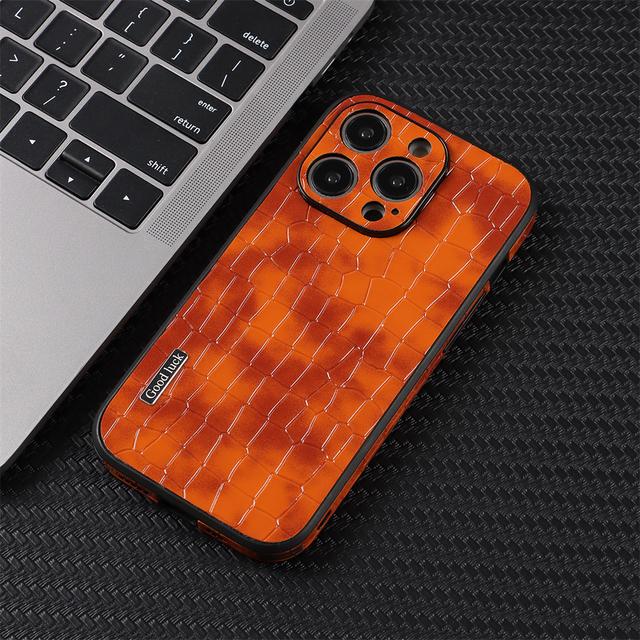 Винтажный противоударный чехол с текстурой крокодила для Iphone 14 13 12 Mini 11 Pro Max Plus X Xs Xr 7 8, роскошная кожаная броня Defender Funda