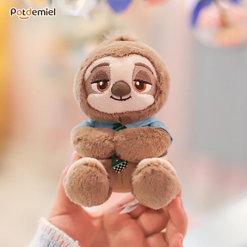 Новая Банка Меда Potdemiel Милый Плюшевый Подвеска-Кулон Джуди Ник Школьная Сумка Кукла из Фильма Подарок на День Рождения.
