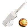 3 In 1  Pizza Cutter with Clip Pizza Wheels Roller Cutter Bread Knife Pastry Dough Slicer