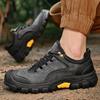 High Quality Outdoor Low Cut Comfortable Soft Soled Hiking Men Fashionable Lace Up Anti Slip Wear-resistant Travel Sports Shoes