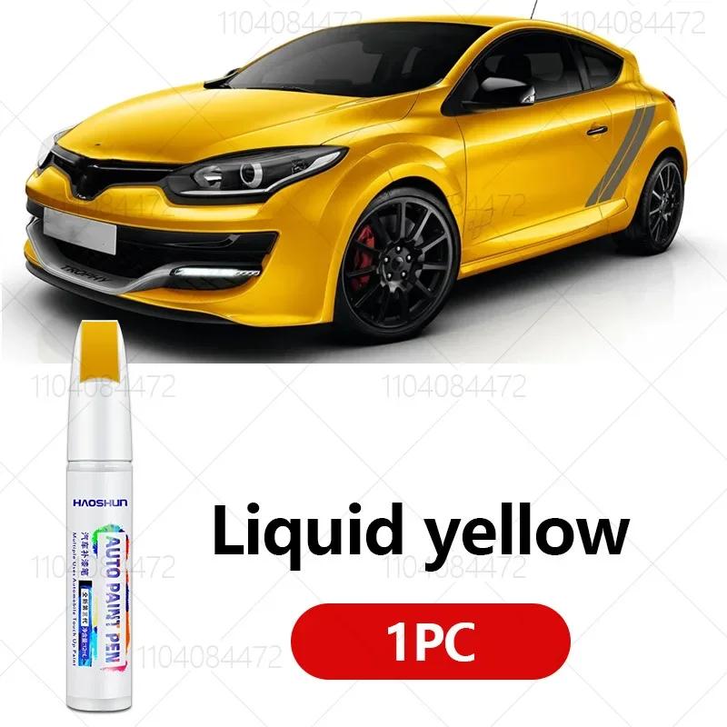 BGW1 For Renault Megane RS 2004-2025 X84 X95 X96 Paint Repair Pen Touch Up Scratch Remover DIY Auto Accessories Black White yellow