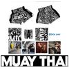 Muay Thai Kickboxing Boxing MMA UFC Zebra Black White Casual Shorts Gym Sport Unisex Men Women Workout Quick Dry Print Elastic High Waist Training
