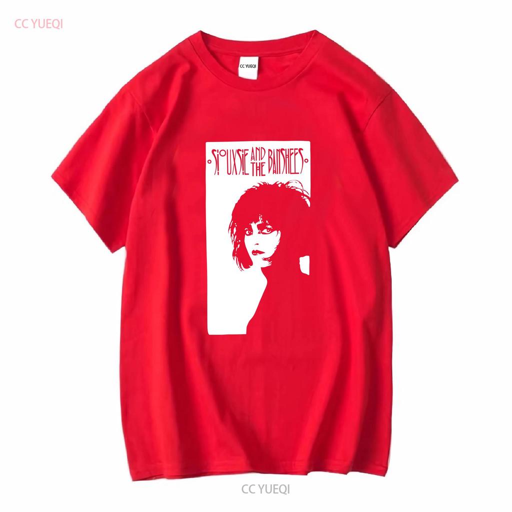 Футболка Siouxsie and Banshees с длинным или коротким рукавом винтажная стираная мужская дизайнерская одежда мягкий стильный топ для повседневной носки
