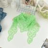 Women Lace Triangle Scarf Sweet Girls Sunscreen Scarf Spring Summer French Beach Style Hair Tie Vintage Female Lady Muslim Hijab
