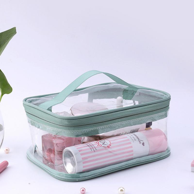 Thickening Transparent Toiletries Bag Waterproof Large Capacity Cosmetic Bag Household Traveling Portable Organizing Storage Bag