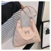 2024 New Korean Style Large Capacity Urban Minimalist Pu Tote Shoulder Bag