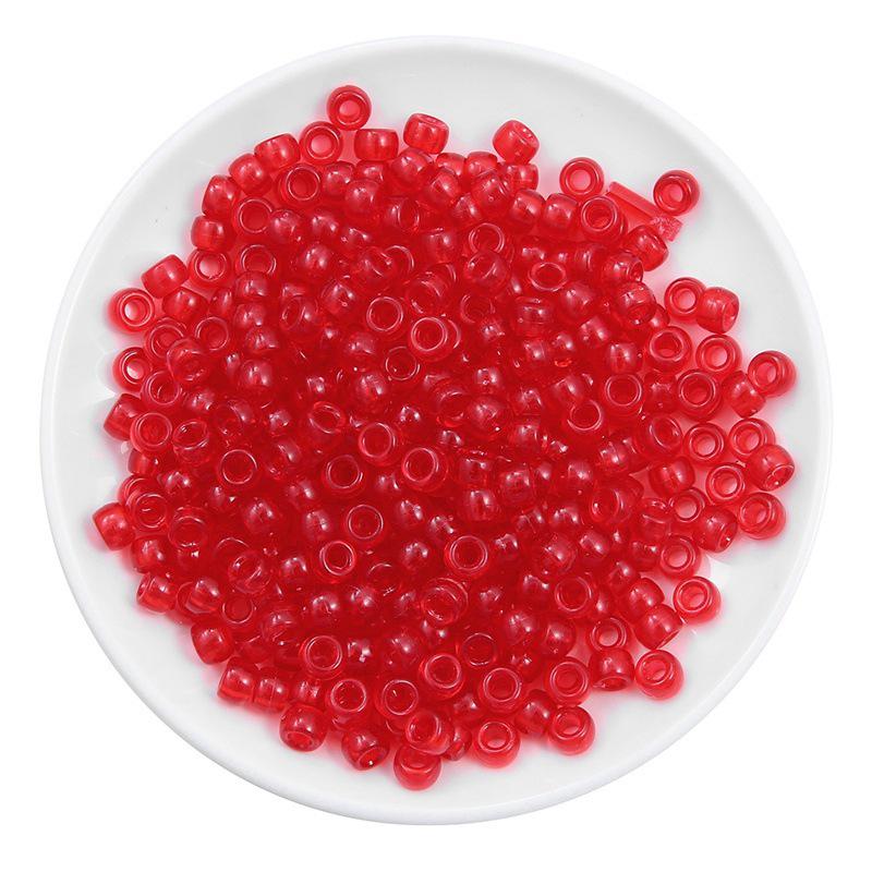 Акриловые бочкообразные бусины с большим отверстием 9x6 мм для изготовления браслетов своими руками