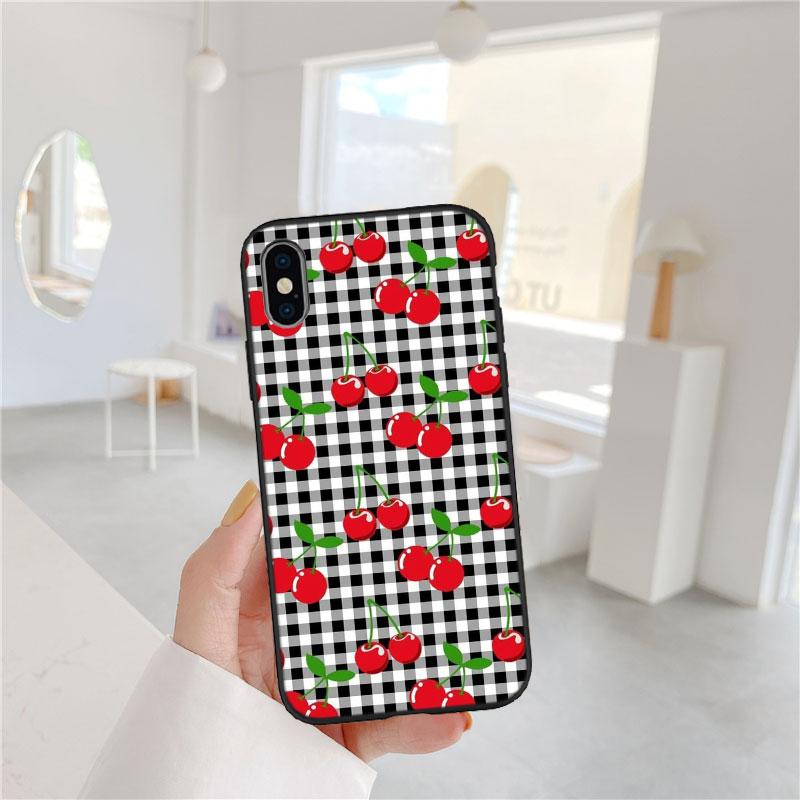 PP19 Вишня Милый Мягкий Чехол для Телефона для Xiaomi Xiaomi Poco M4 M5 M6 M7 X3 X6 X7 F8 Ultra Pro GT NFC