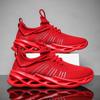 Men Sneakers Breathable Shoes Outdoor Comfortable Couples Red Shoes