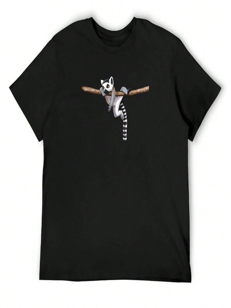 Lemur T-Shirt Oversizeds New Edition Blouse Rapper Graphic Tees Luxury Clothes unisex