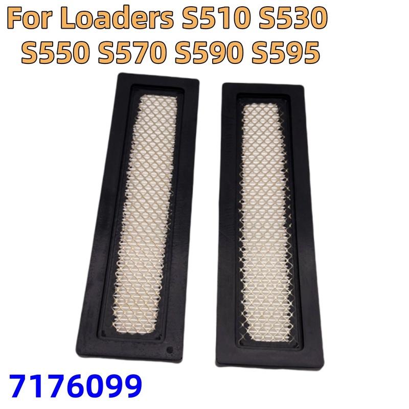 2pcs Air Filter Kit For Loaders A770 S450 S510 S530 S550 S570 S590 S595 Replacement Parts 7176099 Filter Power Tool Accessories