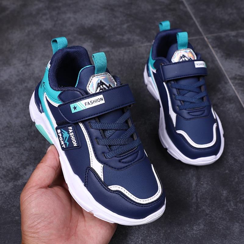 Детская обувь; модная кожаная детская обувь; мягкие нескользящие кроссовки для детей; спортивная обувь для мальчиков и девочек.
