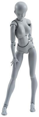TAMASHII NATIONS DX НАБОР Цвет 135 мм АБС ПВХ Сочлененная Фигурка S.H.Figuarts Body-chan (Серая версия.) приблизительно. &
