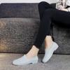 WTEMPO Shallow Mouth Flat Heel Women's Rain Shoes Waterproof Soft Labor Anti Slip Wear-resistant Large Size Shoes