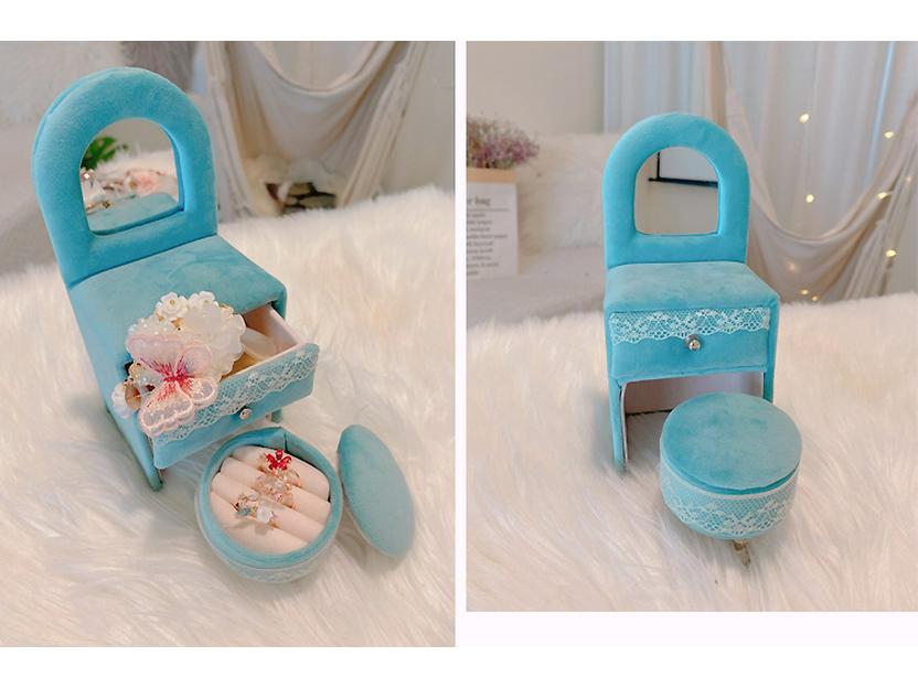 Набор из 3 предметов для хранения ювелирных изделий в европейском стиле для куклы Барби Nishang. Подарок лучшему другу