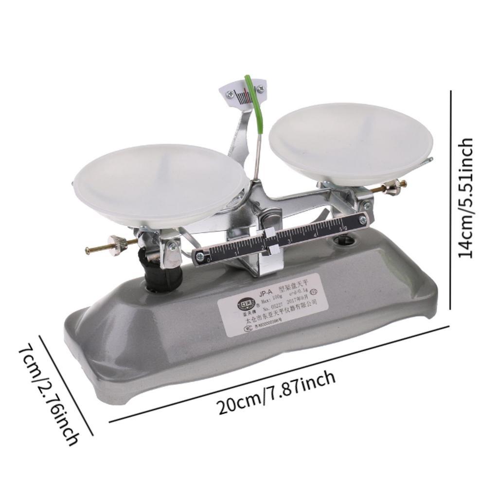 Double Pan Balance, 100g Capacity, Single Beam Analytical Weighing Learning
