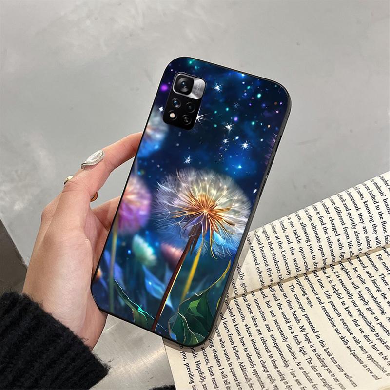 Чехол для телефона с цветком одуванчика для Xiaomi Redmi note 13 12 Pro 11S 11 10 Pro 10S 12S Redmi 10 13C 9C