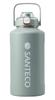 SANTECO Vacuum Insulated Water Bottle, Large Capacity, 1900ml, Keeps Drinks Cold or Hot, Includes Straw, Compatible with Direct Drinking Sports