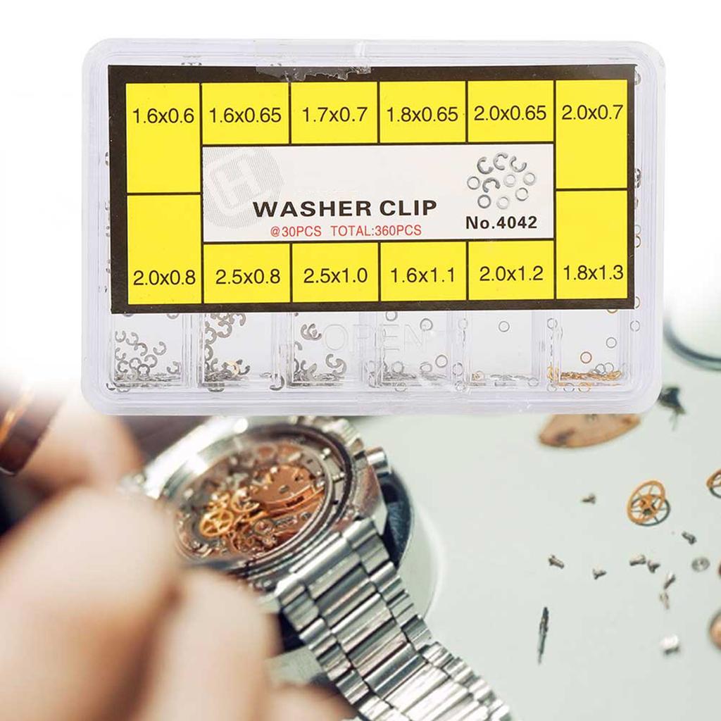 Watch Push Button Washer Clip Calendar Disk Watch Repairing Tool Accessory
