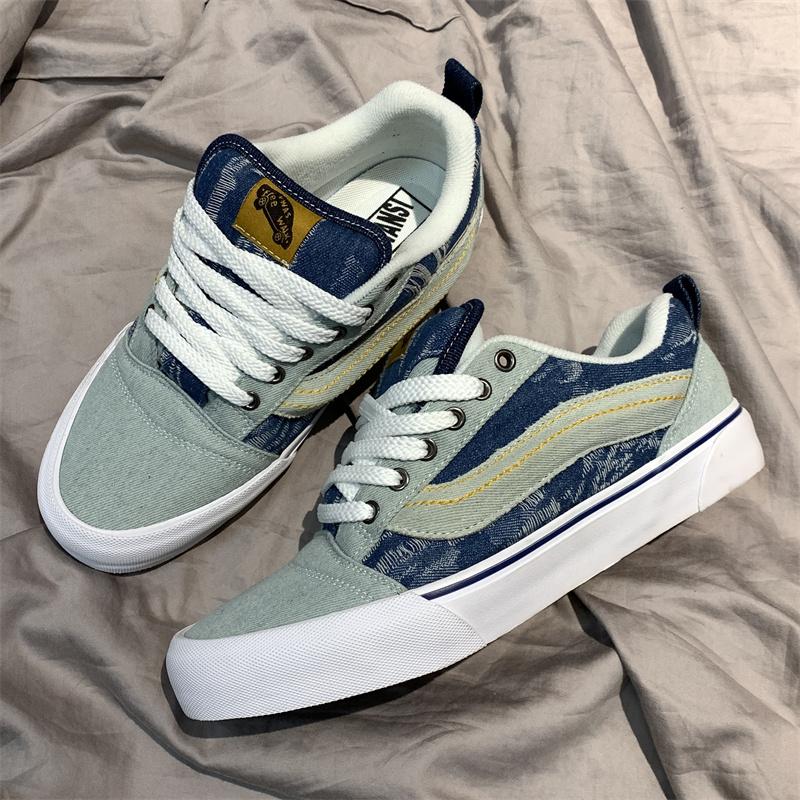 Новые винтажные американские спортивные повседневные кеды Дарт Вейдер, кеды-скейтеры, полностью замшевые, черные, пухлые, 'хлебные' кеды