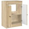 Under Sink Bathroom Cabinet in Sonoma Oak 56 x 37.5 x 81 cm