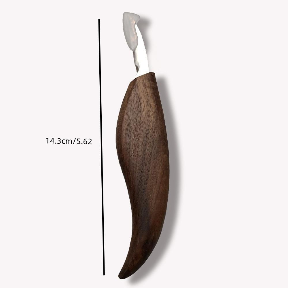 Walnut carving knife, handmade carving knife, carving knife, woodworking tool