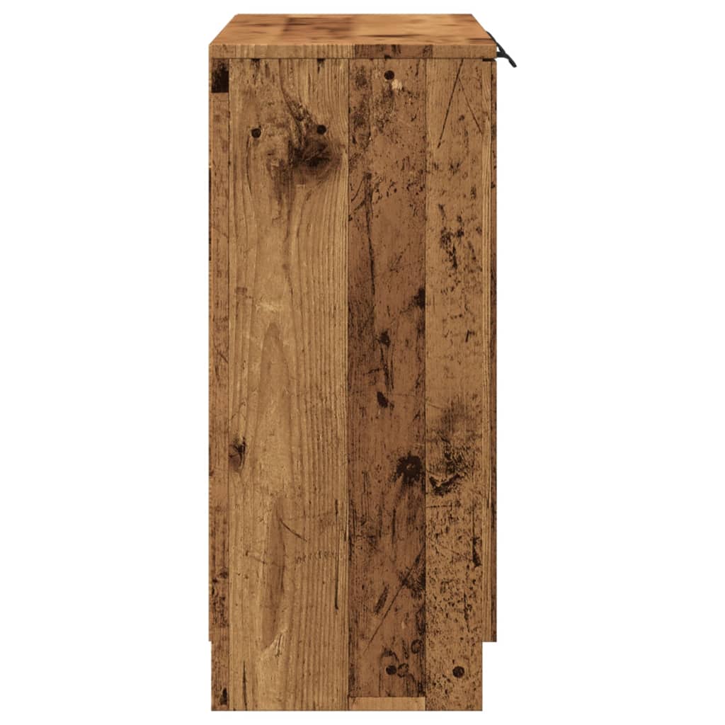 Sideboard in rustic wood look 90.5 x 30 x 70 cm engineered wood