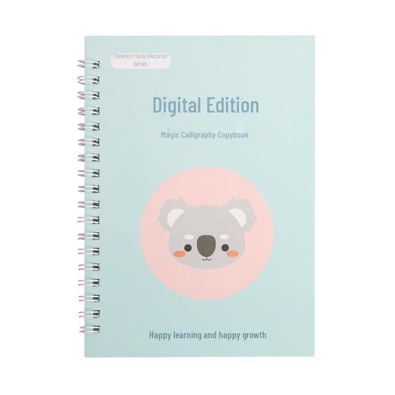 Children's Digital Calligraphy Practice Book: Groove Learning Numbers & Magic Tracing