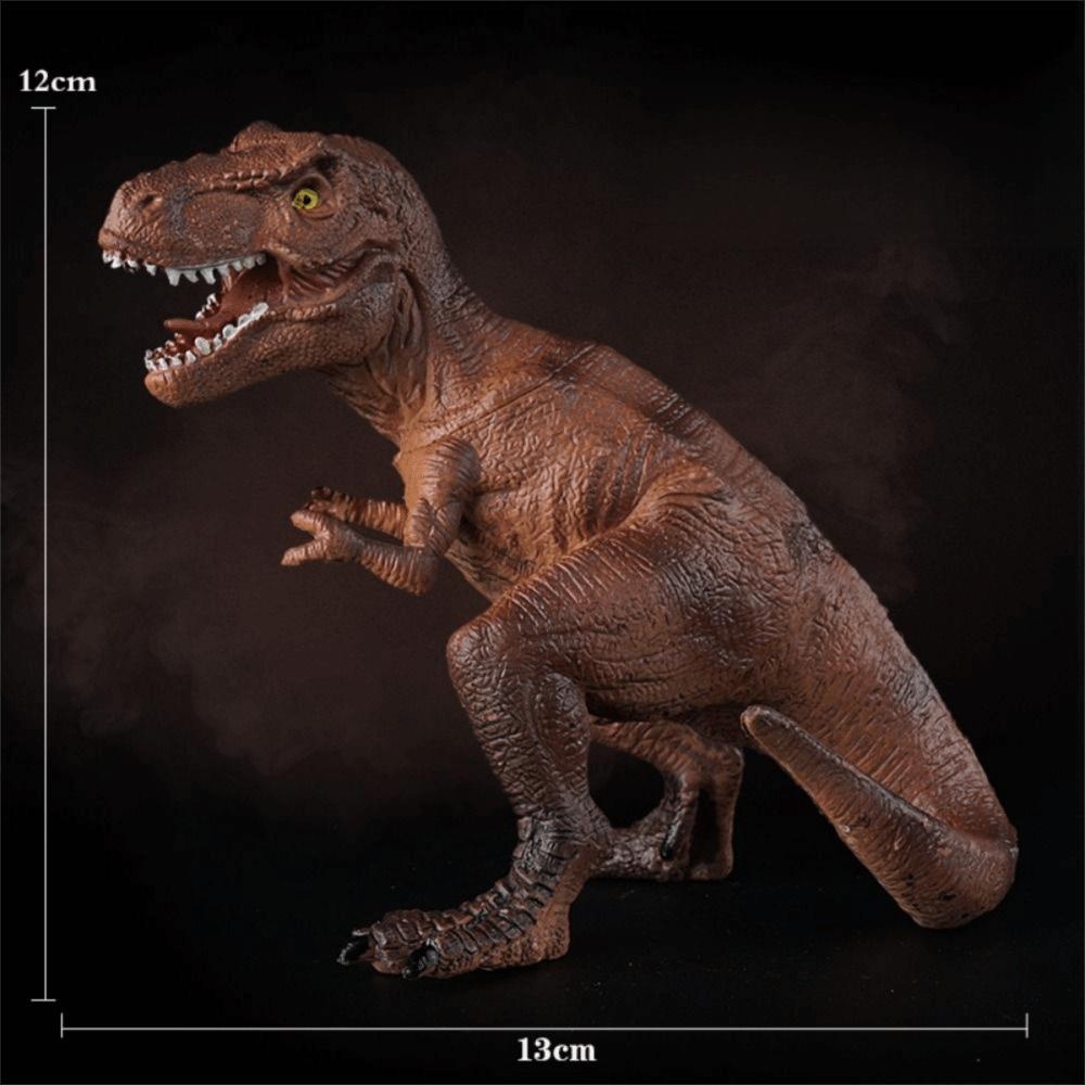 Rubber Dinosaur Model Multiple Sizes Dinosaur Action Figures Tyrannosaurus Scene Decoration