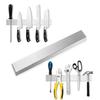 Nanairo Inc. Magnetic Knife Stand, Knife Rack with Magnet, Strong Adhesive Tape, Stainless Steel, Wall-Mounted, Kitchen Tool Holder, Durable, Rust-Res