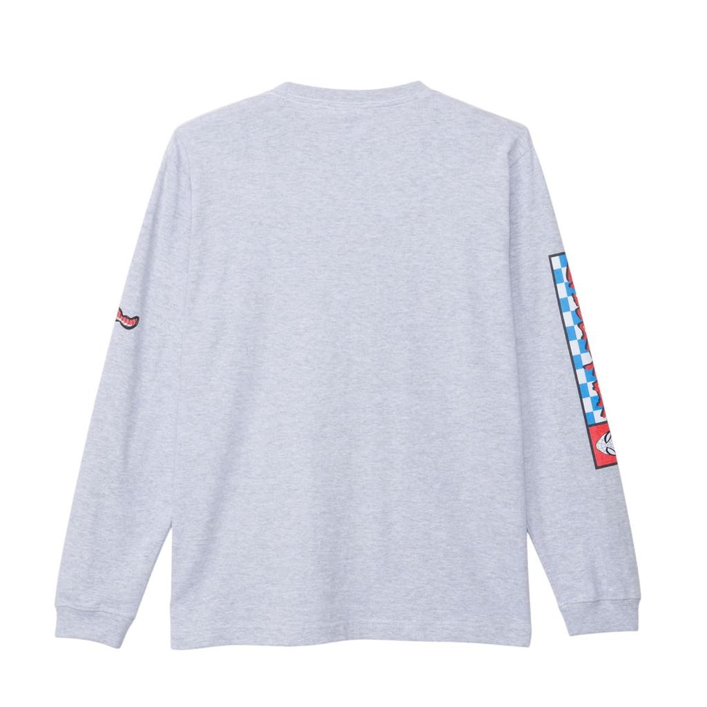 Small Planet Marvel Sleeve Print Long Sleeve T-Shirt Spider-Man/HERO, Size L, Ash